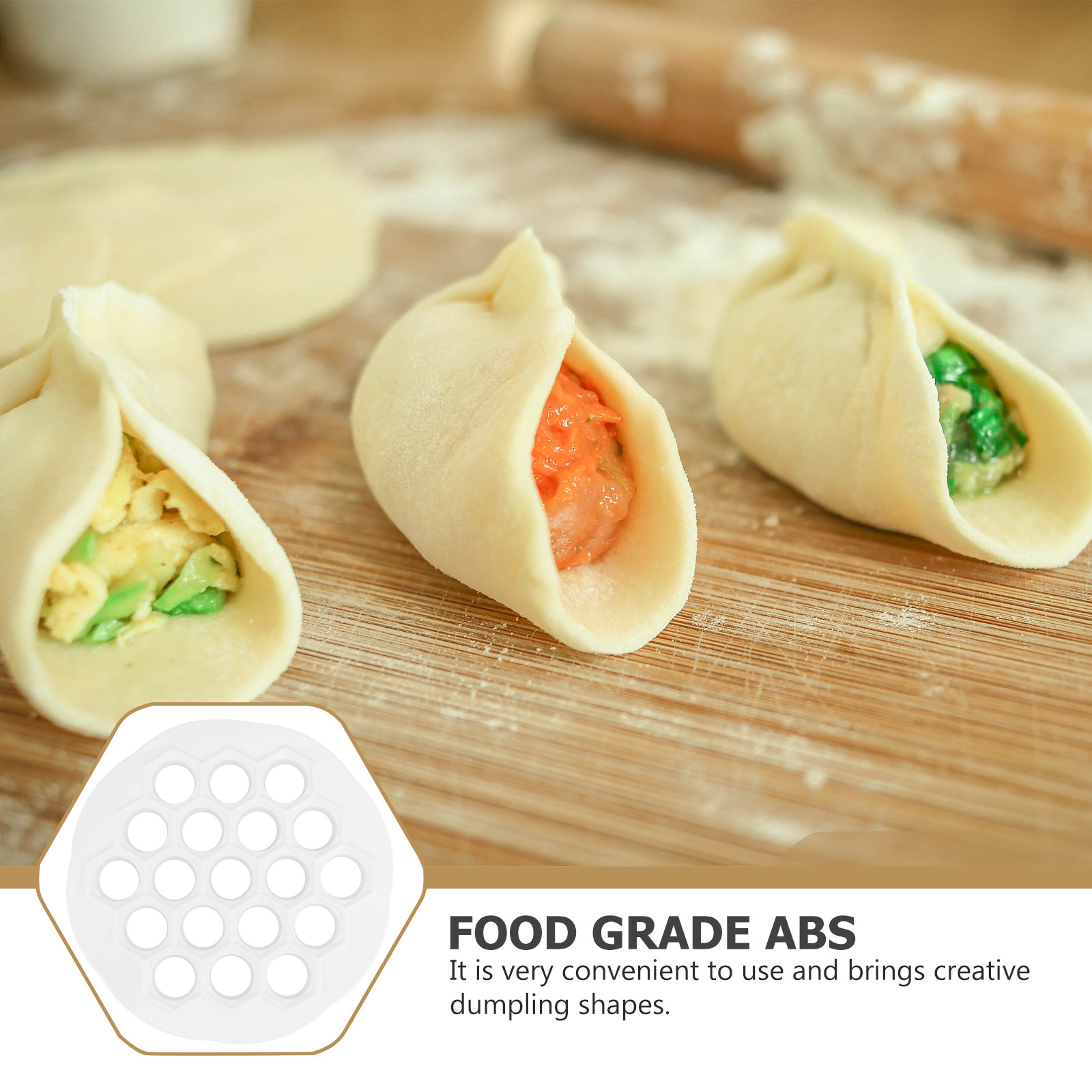 19-gaats dumplingvorm, gemaakt - Kitchen Gadgets Dumpling Maker recensie en prijs