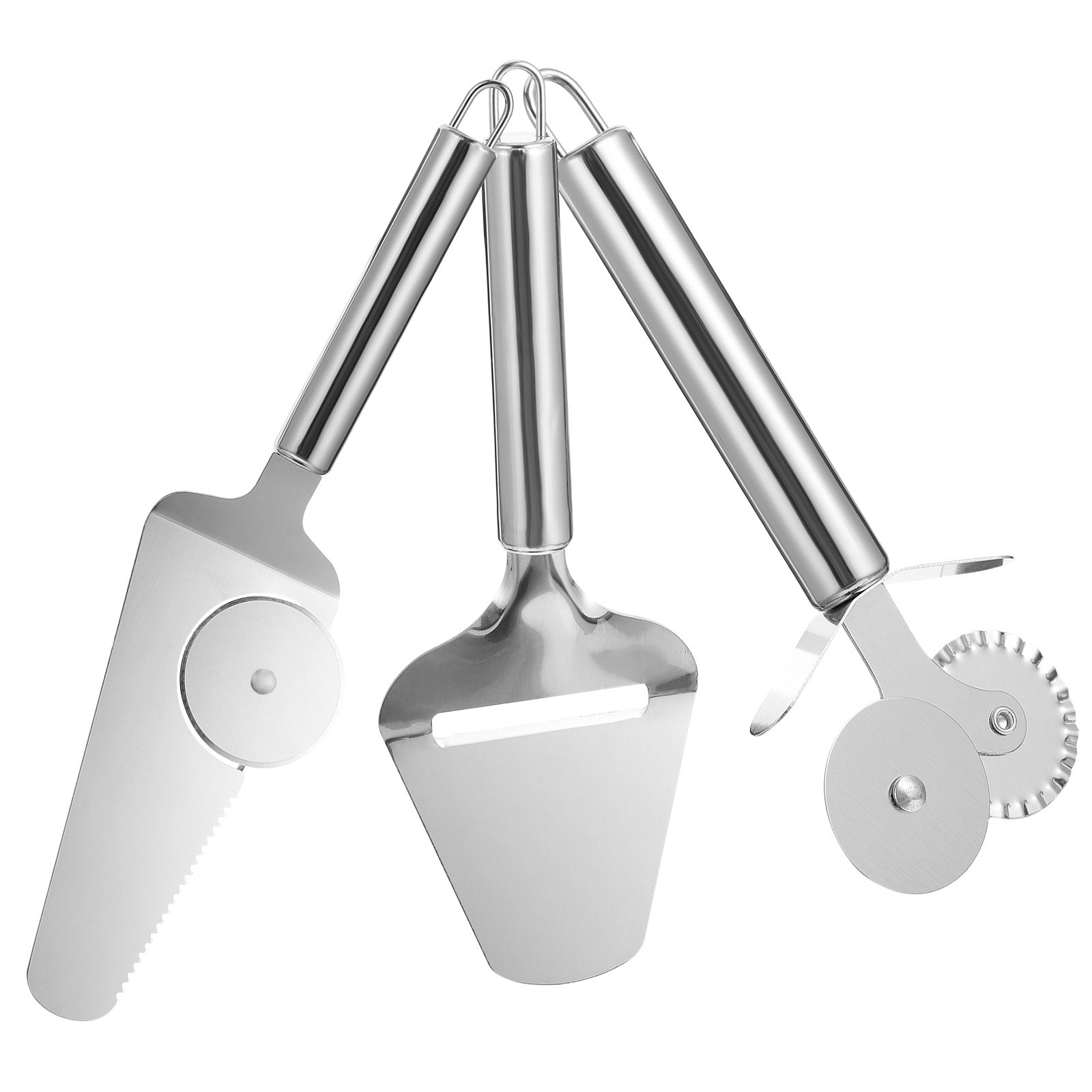 1 set roestvrijstalen pizzasni - Kitchen Gadgets Gold recensie en prijs