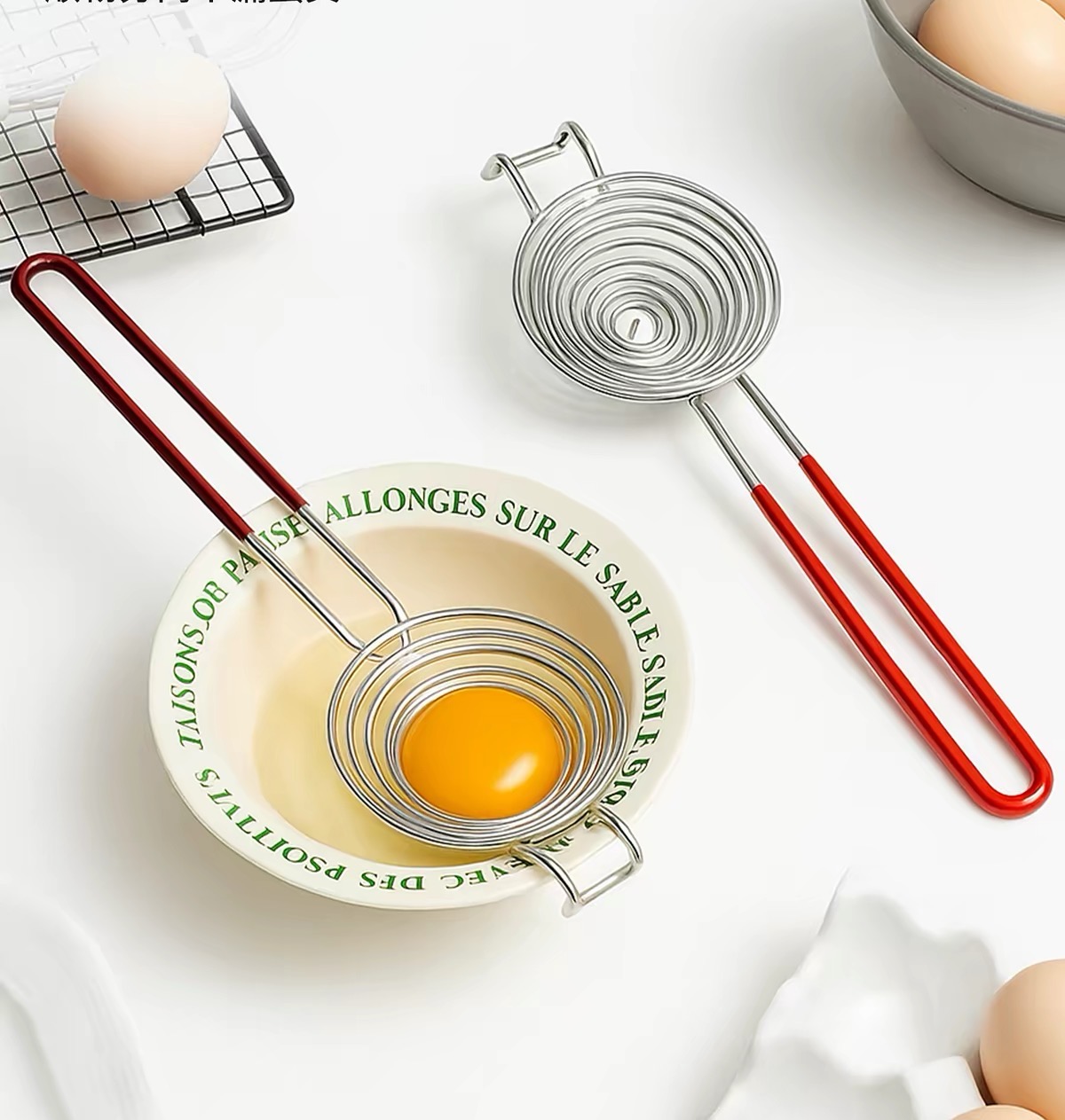 Ei-eiwit scheider roestvrij st - Egg Separator Tool recensie en prijs
