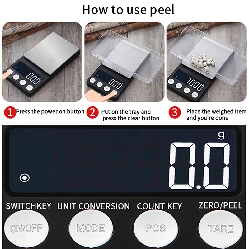 0,01g/0,1g Precisie Mini Weegs - Kitchen Gadgets Gold recensie en prijs