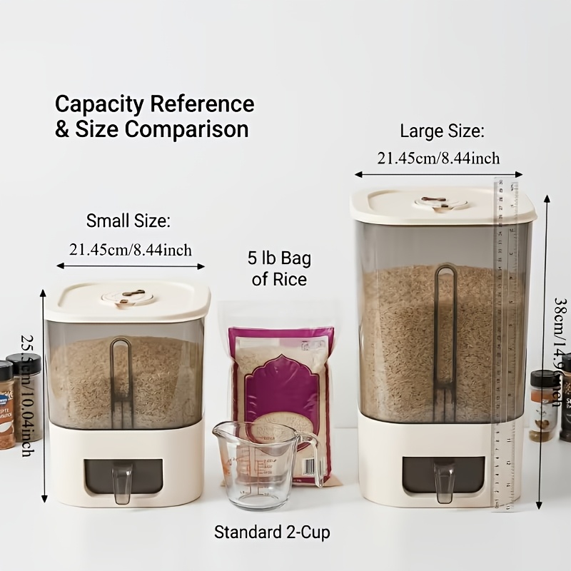 14LB Rijstdispenser, Grote Gra - Kitchen Gadgets Organizer recensie en prijs