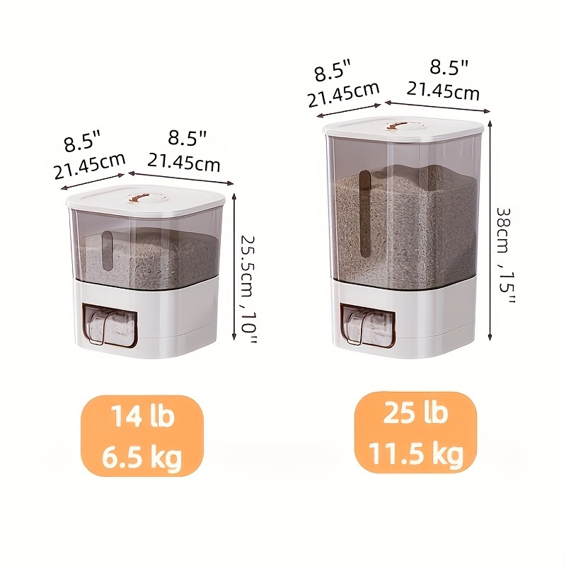 14LB Rijstdispenser, Grote Gra - Kitchen Gadgets Organizer recensie en prijs