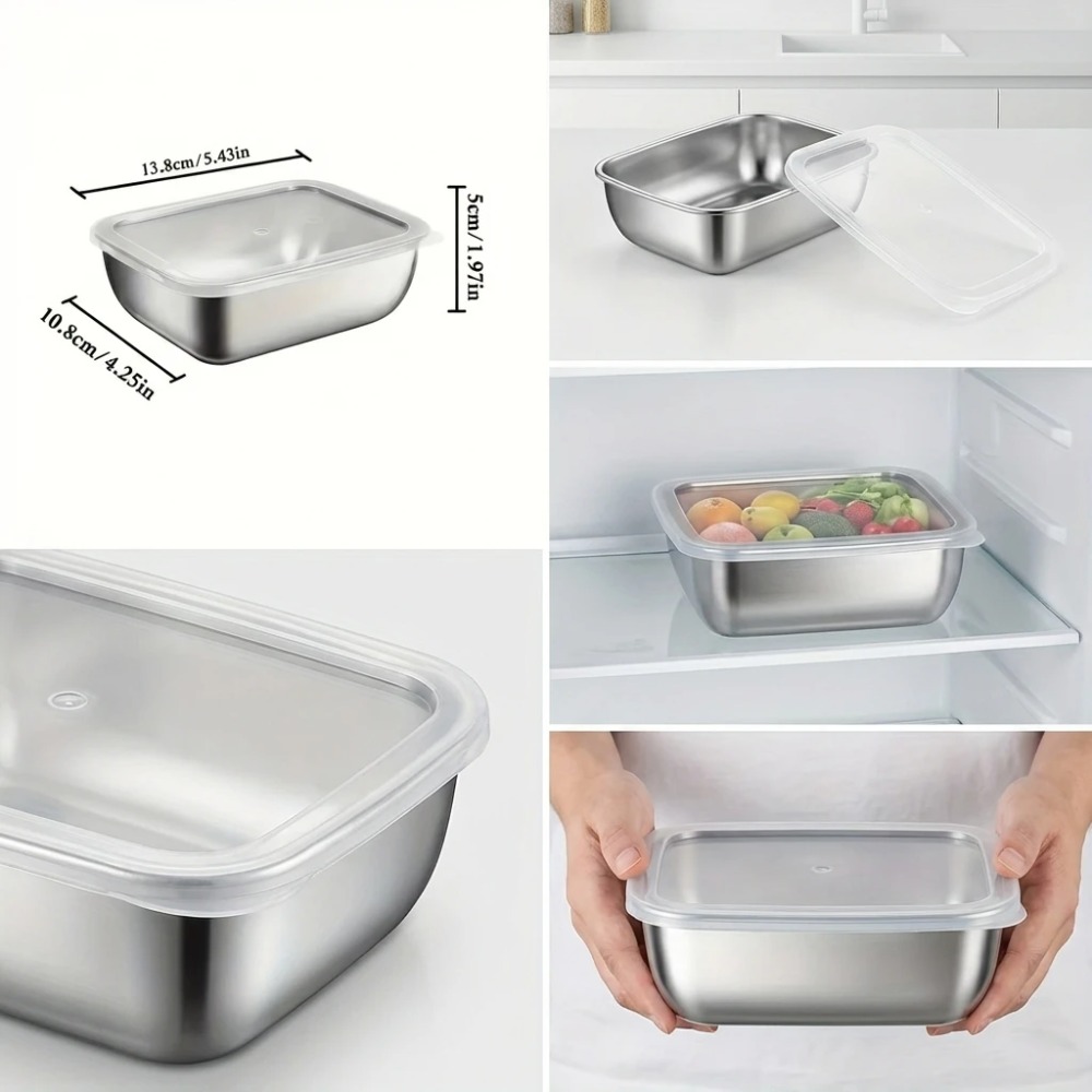 6 stuks roestvrijstalen voedse - Kitchen Gadgets Organizer recensie en prijs