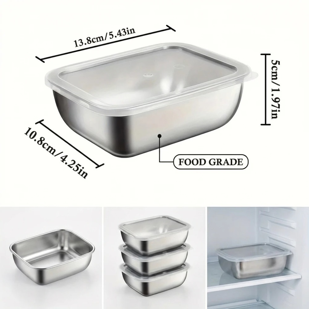 6 stuks roestvrijstalen voedse - Kitchen Gadgets Organizer recensie en prijs