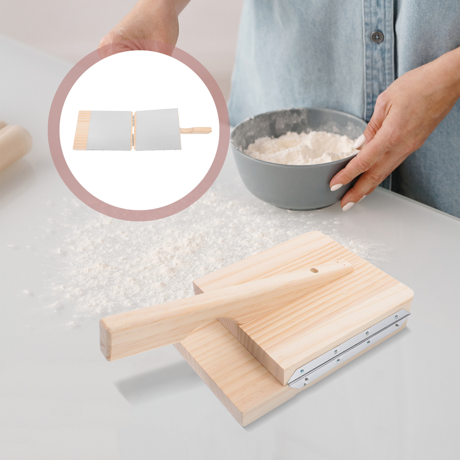 Houten deegpers, roestvrijstal - Kitchen Gadgets Dumpling Maker recensie en prijs
